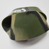 Mini bandas de ejercicio de resistencia de camuflaje, gomas antideslizantes para entrenamiento de glúteos, Fitness, terapia física