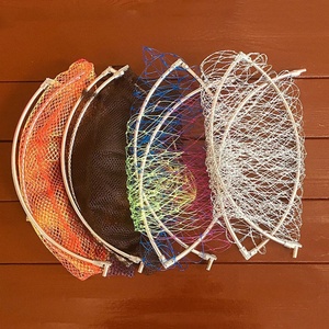 Wholesale Heavy Duty Foldable Horse <strong>Net</strong> Bag Anti-Hanging Coated Large Eye <strong>Net</strong> Head Stainless Steel Colorful Coating Fishing <strong>Nets</strong> - Product Image 5