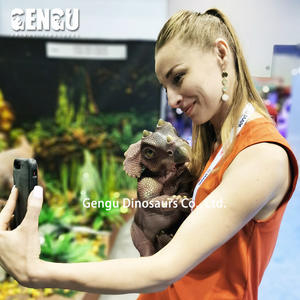 Navidad bebé dinosaurio mano marioneta decoración tela Material - Product Image 6