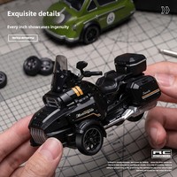 Tricycle RC 2,4 GHz avec LED, moto RC de drift avec figurine de pilote, mini moto acrobatique à 3 roues, haute vitesse, pour jeu de rôle, vente en gros