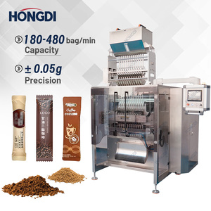 Máquina Empacadora Automática de Café Instantáneo Liofilizado en Bolsas Sachet con Sellado Trasero de Alta Velocidad y Múltiples Carriles (12 Líneas) - Product Image 1