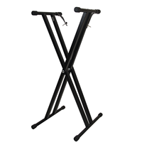 Wholesale Musical Instrument Portable Double X Bracket Adjustable Piano Music Keyboard Stand