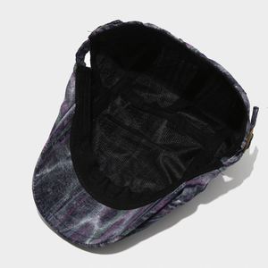 Spring <b>Summer</b> New Vintage Ivy Hats Women Men Stripes Fashion British Breathable Ivy Hat - Product Image 5