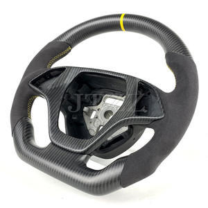 100% intérieur de voiture de volant en fibre de carbone véritable pour <span class=keywords><strong>Chevrolet</strong></span> Camaro <span class=keywords><strong>Corvette</strong></span> <span class=keywords><strong>C7</strong></span> <span class=keywords><strong>2014</strong></span> 2015 2016 2017 2018 2019 - Product Image 2