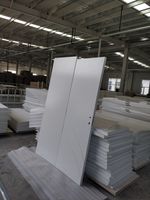 Bahan Baku Pengecatan Laminasi PVC Tahan Air Hotel WPC Tipe E Casing Interior Bingkai Pintu Kamar Tidur WPC