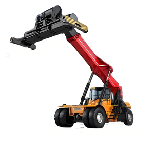 Reach Stacker SRSC45V 45T avec déplacement latéral hydraulique, écarteur/fourches en option pour ports et terminaux, meilleur prix compétitif, capacité de 5 empilages en hauteur - Product Image 1