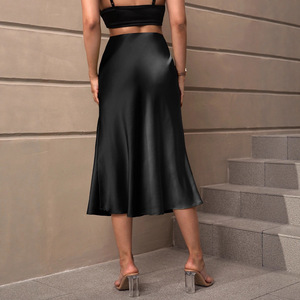 Falda Primavera Verano Elegante Transpirable de Lujo Antiarrugas Cintura Alta Línea A Poliéster <span class=keywords><strong>Y2</strong></span> - Product Image 2