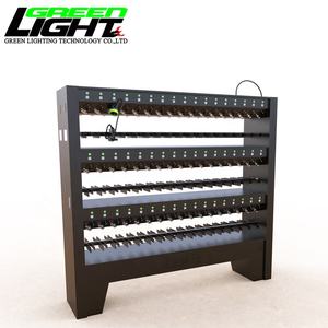 102 punti Mining cap lamp <span class=keywords><strong>charging</strong></span> rack 110-240V Double side Charger rack <span class=keywords><strong>station</strong></span> per cap lamps - Product Image 2