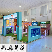 Stand d'exposition haut de gamme sur mesure 20x30 pieds avec écran LED grand format pour la Foire Kbis
