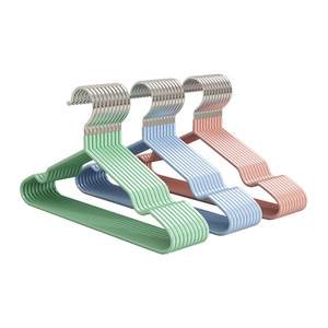 Cintre en plastique épaissi et robuste avec revêtement par immersion, pour vêtements d'adultes et d'enfants, cintre à jupe, type crochet rectangulaire - Product Image 2
