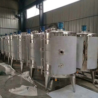 Réservoir chimique de mélangeur d'acier inoxydable de 1000l 2000l avec le réservoir de refroidissement de mélange de machine chimique de veste