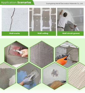 Kenaf trắng sợi thủy tinh tự dính lưới trung bình kiềm nội dung sợi thủy tinh gia cố lưới cuộn cho tường trát vữa - Product Image 5