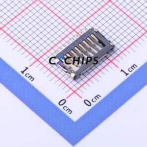 TF-123B-ARP9H15 SD Card / Memory Card Connector SMD Connector Plug-In Type MicroSD Card (TF Card) Card Holder 1.5mm - Product Image 2