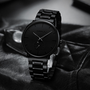 Montres pour hommes CRRJU 2150SL, <span class=keywords><strong>montre</strong></span>-bracelet en acier inoxydable pour hommes, <span class=keywords><strong>montre</strong></span> de sport décontractée de luxe, étanche, pour hommes, quartz, Relogio Masculino - Product Image 5