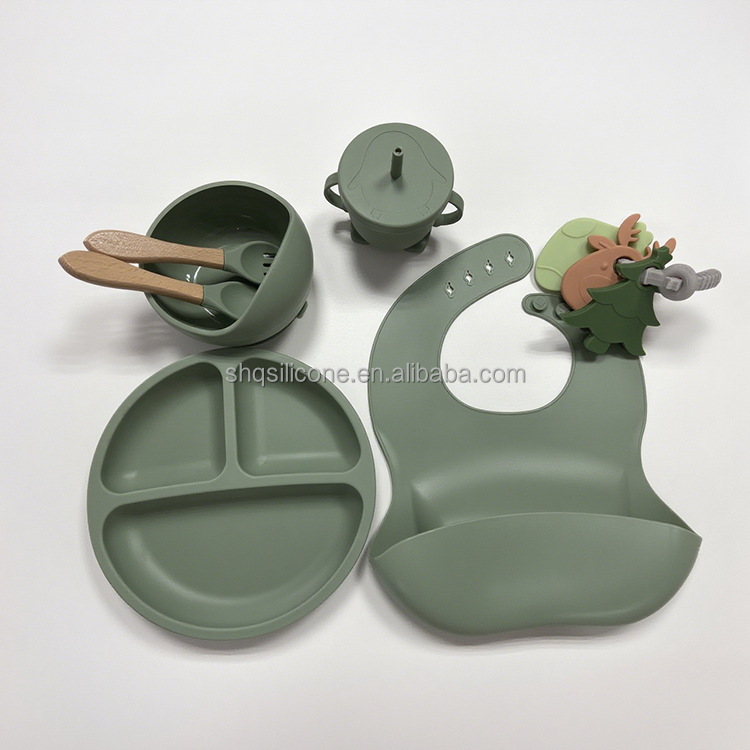 Cute BPA Free Silicone Baby Feeding