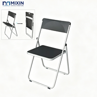 Chaise de bureau pliable en plastique pour salle de conférence, salle de formation, salle de réunion, salle de classe, chaise d'examen pour étudiants, design simple