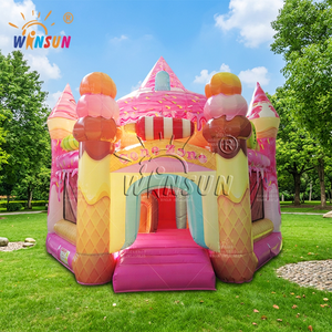 วินซัน แทรมโพลีนเป่าลมรูปไอศกรีม บ้านลมเป่าลม แทรมโพลีนเป่าลม - Product Image 1