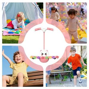Pelota de Salto de Alto Rebote para Niños, Juguete de Ejercicio con Luz de Panda, Equipo Deportivo para Jardín de Infancia, Hecho de Goma, PVC y PP Duraderos - Product Image 2