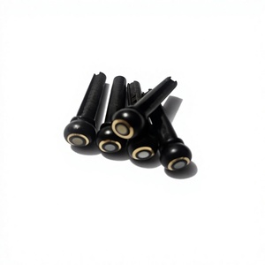 Épingles de pont de corne en plastique essentielles loyales pour pièces et accessoires d'instruments de musique à cordes de guitare acoustique pour musiciens - Product Image 1