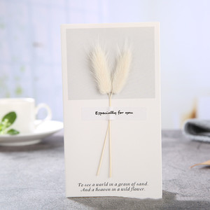 Biglietto di <span class=keywords><strong>auguri</strong></span> all'ingrosso del fiore essiccato di nozze di compleanno di san valentino - Product Image 6
