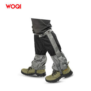 Polainas de Nieve Woqi Negras y Grises, Tela Impermeable Ripstop 600D, Protección para Piernas Unisex para Senderismo, Caza y Actividades al Aire Libre - Product Image 1