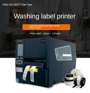 Industrial Thermal Label <strong>Printer</strong> 300DPI Double Row Touch Screen High Speed Digital Clothing <strong>Ribbon</strong> <strong>Printer</strong> - Product Image 2