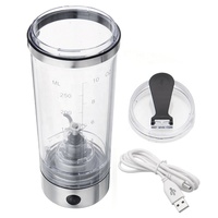 Mélangeur à vortex auto-agitateur 250ML bouteille d'eau de sport shaker électrique pour poudre de supplément de nutrition protéique