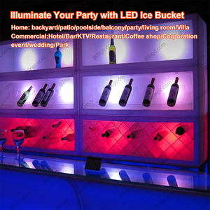 Vente en gros de meubles de <span class=keywords><strong>bar</strong></span> en cube Led pour discothèque mobilier d'extérieur à led pour <span class=keywords><strong>bar</strong></span> club événement utilisé éclairer grand seau à glace - Product Image 5