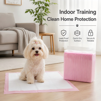 Almohadillas de Entrenamiento para Mascotas Desechables de Secado Rápido, Impermeables IPX7, Ecológicas, de 6 Capas, 100% Algodón PE SAP, para Limpieza de Cachorros, Directo de Fábrica