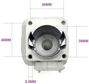 ชุดลูกสูบกระบอกสูบขนาด 39 มม. สำหรับเลื่อยยนต์ <span class=keywords><strong>Zenoah</strong></span> G3800 และ TOPSUN Alpina ANOVA และเลื่อยยนต์จีนอื่นๆ ขนาด 38 ซีซี 3800 - Product Image 5
