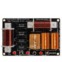 Répartiteur de fréquence audio HiFi 2 voies AK3855, 12-15 pouces, 1800W, pour haut-parleurs, accessoires de réseau de crossover