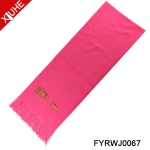 Bufanda de Cachemira de 180x70cm para mujer, chales negros de Color sólido, bufandas de Cachemira personalizadas Jacquard - Product Image 4