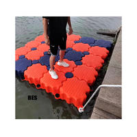 Blocs de quai flottant en plastique, ponton de jetée, barge, kit de quai flottant en PE