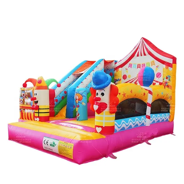 Kopen Top Rated Circus Bounce Kastelen, Franse Chateau Springkasteel Verkoop Opblaasbare Bounce Voor Kinderen Verhuur