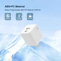 Adaptador de cargador rápido 30W GaN PPS USB Mini USB C PD QC Cargador de pared para teléfono móvil iPad Tablet iphone14