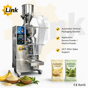 Machine d'emballage de sachets de poudre de banane et de matcha à commande PLC avancée, autres unités d'emballage - Product Image 1