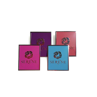 Logotipo personalizado Impreso Etiqueta de metal de aluminio botella de perfume de metal placa cuadrada Etiqueta de aluminio accesorios decorativos placa de identificación