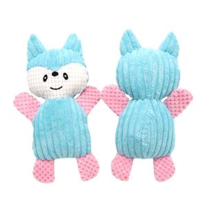 Üretici Yüksek Kaliteli Evcil Hayvan Sevimli Peluş Hayvan Tilki Kırılmaz Çok Renkli Oyuncaklar İçinde Ses Çıkaran Köpek Oyuncakları - Product Image 3