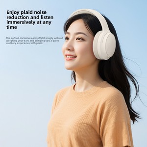Macaron màu siêu dài tuổi thọ pin Over-Ear tai nghe HIFI chất lượng âm thanh không dây cho <span class=keywords><strong>Bluetooth</strong></span> tiếng ồn hủy bỏ TWS LED JL - Product Image 5