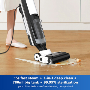 Nouvelle génération de nettoyeur de sols professionnel pour hôtels, aspirateur vapeur humide et sec avec filtration HEPA, 1500W, aspirateur vapeur et serpillière - Product Image 4