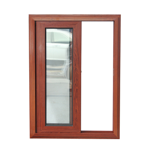 Aluminium <strong>Wooden</strong> Grain Water Proof <strong>Sliding</strong> <strong>windows</strong> - Product Image 1