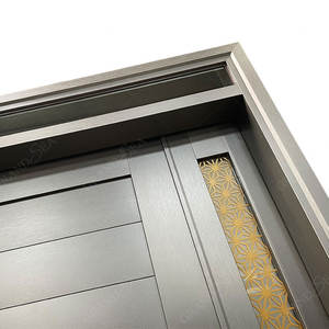 Fournisseur chinois <span class=keywords><strong>de</strong></span> portes en acier <span class=keywords><strong>de</strong></span> <span class=keywords><strong>sécurité</strong></span> extérieures simples et doubles, design <span class=keywords><strong>de</strong></span> luxe personnalisé, haute qualité, <span class=keywords><strong>prix</strong></span> bas - Product Image 5