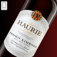 Vin de dessert 100% raisin Pedro Ximenez, PEDRO XIMENEZ HAURIE, 750ml, fabriqué en Espagne