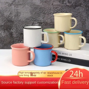 Tasse à café en céramique publicitaire vintage au design moderne tasse à eau nostalgique pour cadeaux personnalisés LOGO <span class=keywords><strong>personnalisé</strong></span> - Product Image 2