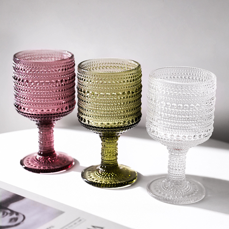 300ml soda lime glass bubble wine bubble glass
