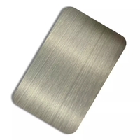 0.6mm d'épaisseur ss 304 noir Bronze or brossé ligne de cheveux décorative croix 4x8 miroir de dîner feuilles d'acier inoxydable 0.5mm 1.6mm