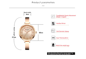 CURREN 9012 Fashion <strong>Watches</strong> Stainless Steel Ultra Thin Quartz <strong>Watch</strong> Woman Montre Femme Romantic Clock <strong>Women's</strong> <strong>Watches</strong> <strong>for</strong> <strong>Women</strong> - Product Image 3