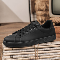 Baskets Décontractées Pour Homme Printemps Automne Respirantes Légères en Cuir PU Chaussures Bateau Confortables Tendance Passe-Partout