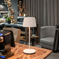 Bars de restaurant au design moderne Lampe de table Top-Down Dimmable LED Night Light Touch Control Battery Operated Rechargeable