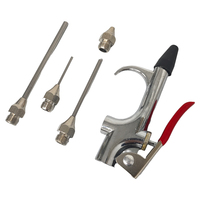 Pistolet à air pneumatique haute performance de qualité industrielle avec plusieurs tubes d'extension pour le nettoyage des espaces profonds